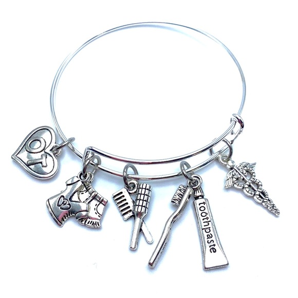 Occupational Therapist Bracelet Therapy Charms May Be Personalized - Picture 1 of 7